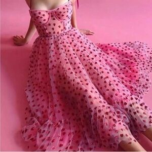 Betsey Johnson Pink Heart Dress